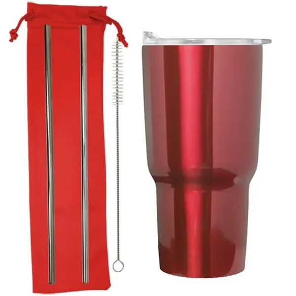 Red color option for 30 Oz Stainless Steel Tumbler Set