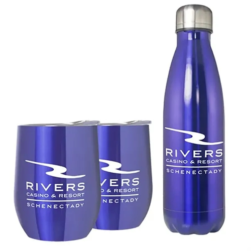 Main photo of Stainless Steel Bottle & Goblet Set