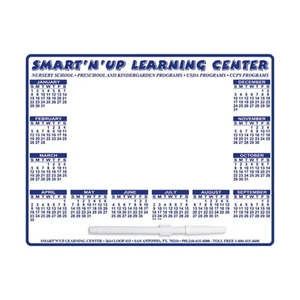 Photo of 8 1/2" X 11" Custom Printed Memo Board W/Magnets Or Tape