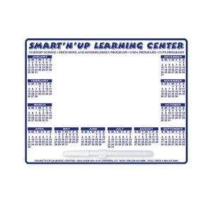 Photo of 8 1/2"X11" Custom Calendar Memo Board W/ Magnets Or Tape