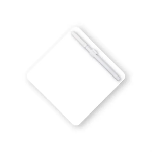 Photo of 8"X8" Diamond Custom Printed Memo Board W/Magnets Or Tape