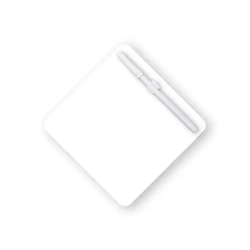 Main photo of 8"X8" Diamond Custom Printed Memo Board W/Magnets Or Tape