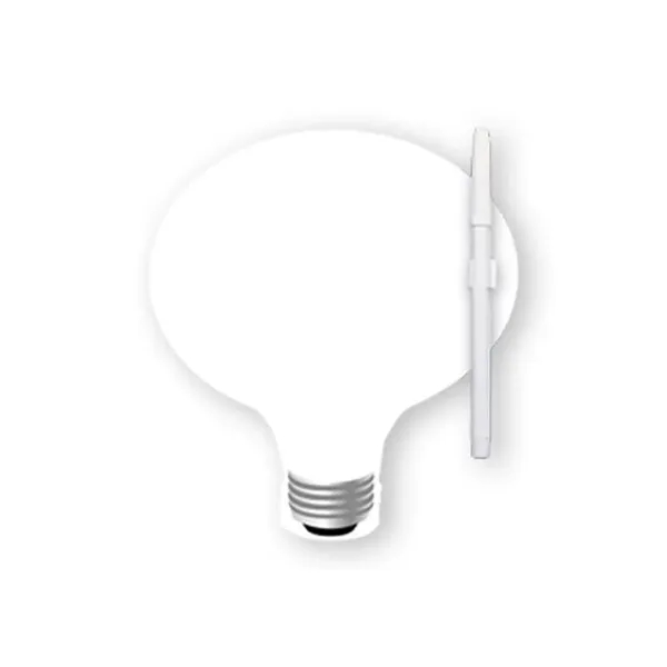 White color option for 8"X8" Lightbulb Custom Memo Board W/Magnets Or Tape On Back