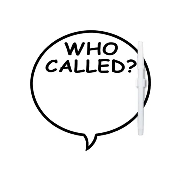 White color option for 8"X8" Bubble Shape Memo Board W/Magnets Or Tape On Back