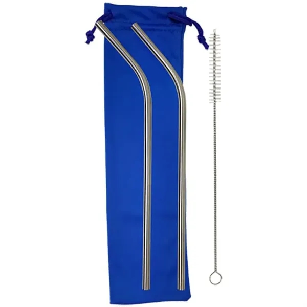 Royal Blue color option for Stainless Steel Curved Straw Kit