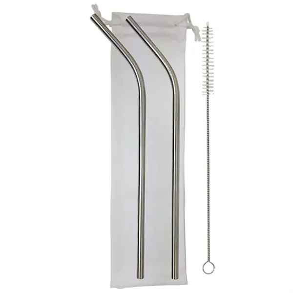 White color option for Stainless Steel Curved Straw Kit