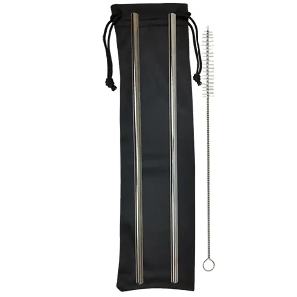 Black color option for Stainless Steel Straight Straw Kit