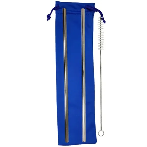 Royal Blue color option for Stainless Steel Straight Straw Kit