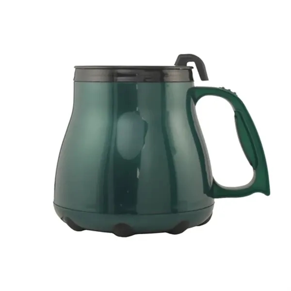 Harvest Green-Black color option for 16 Oz. Low Rider Mug With Spill Resistant Lid