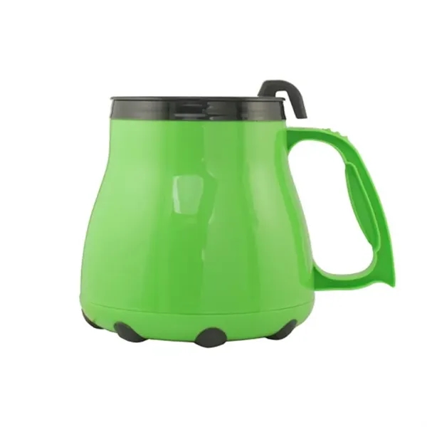 Lime Green-Black color option for 16 Oz. Low Rider Mug With Spill Resistant Lid