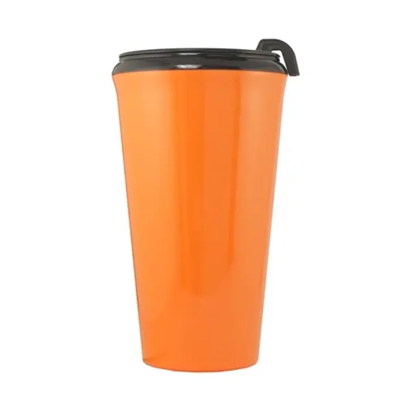 Orange-Black color option for 16 Oz. Infinity Tumbler Mug With Spill Resistant Lid