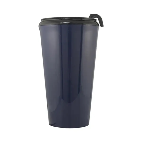Thunderbolt Blue-Black color option for 16 Oz. Infinity Tumbler Mug With Spill Resistant Lid