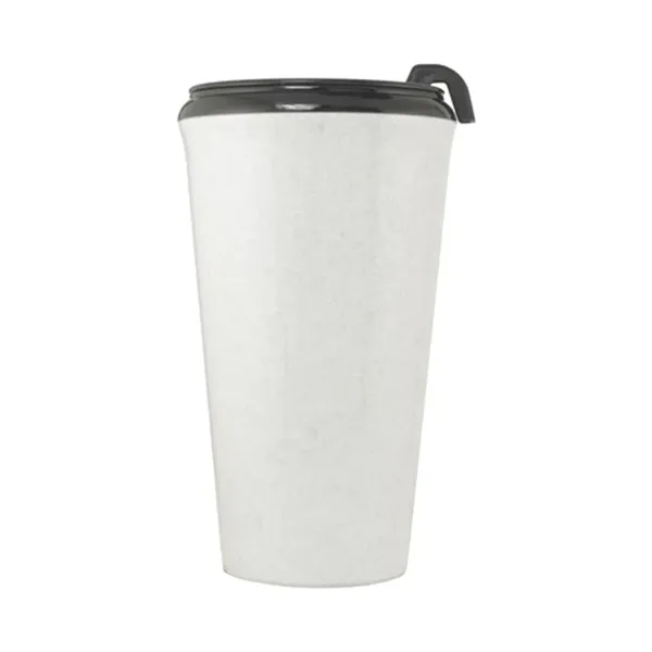 White-Black color option for 16 Oz. Infinity Tumbler Mug With Spill Resistant Lid