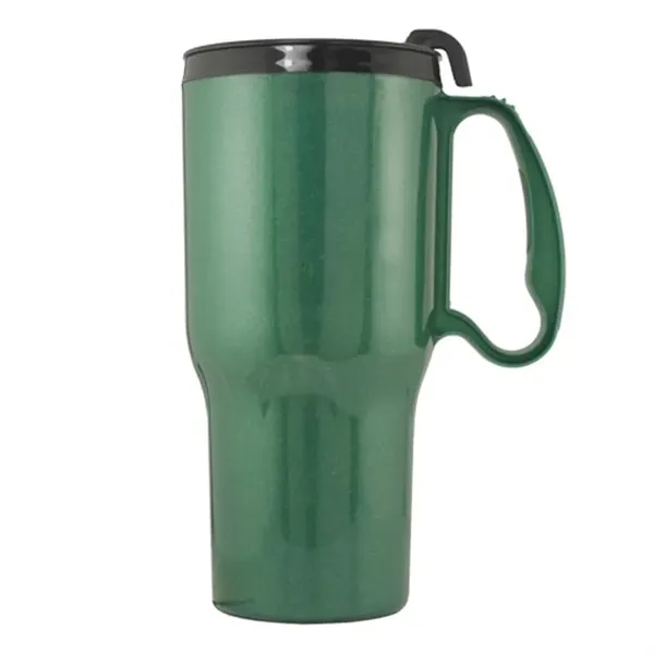 Harvest Green-Black color option for 21 Oz. Sportster Mug With Spill Resistant Lid