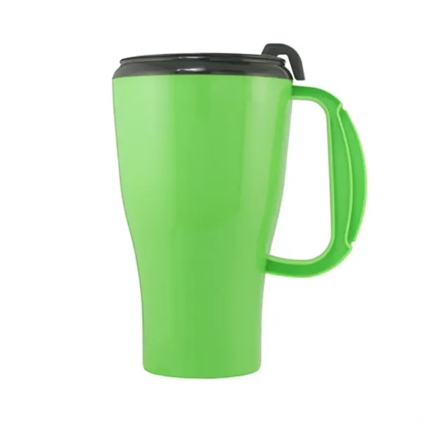 Lime Green-Black color option for 16 Oz. Omega Mug With Spill Resistant Lid