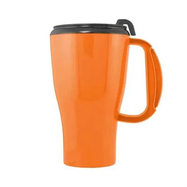 Orange-Black color option for 16 Oz. Omega Mug With Spill Resistant Lid