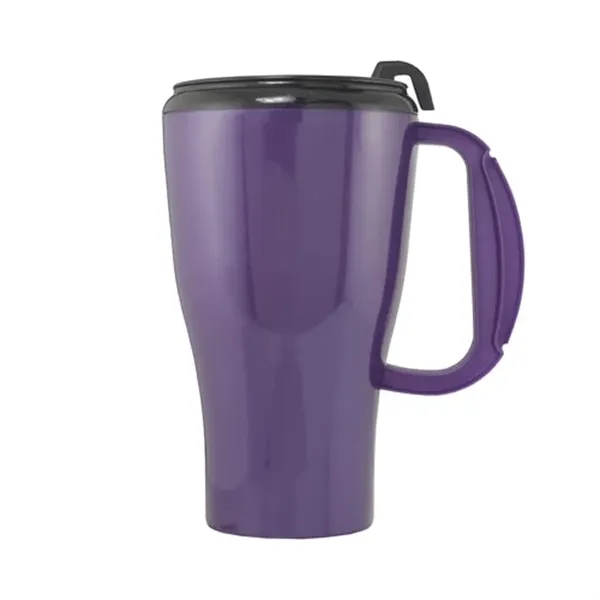Purple-Black color option for 16 Oz. Omega Mug With Spill Resistant Lid