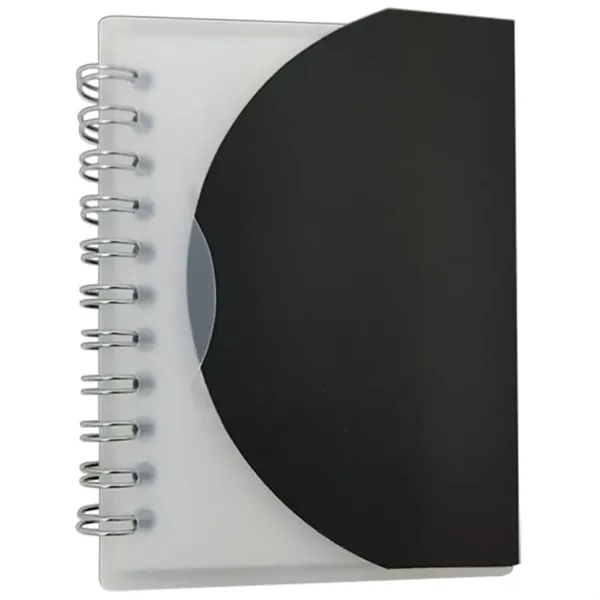 Black-Clear color option for Small Spiral Notebook