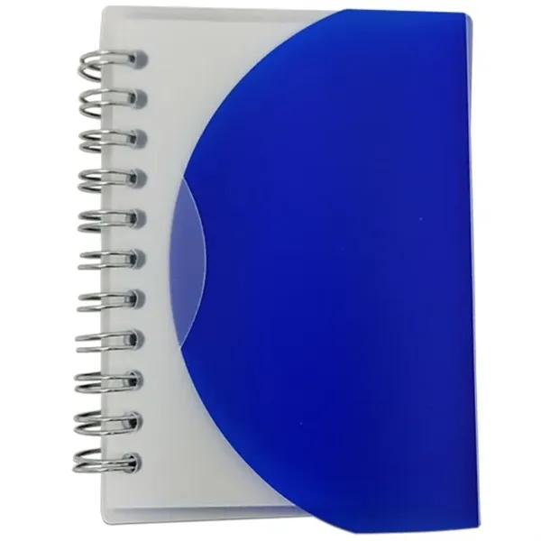 Blue-Clear color option for Small Spiral Notebook