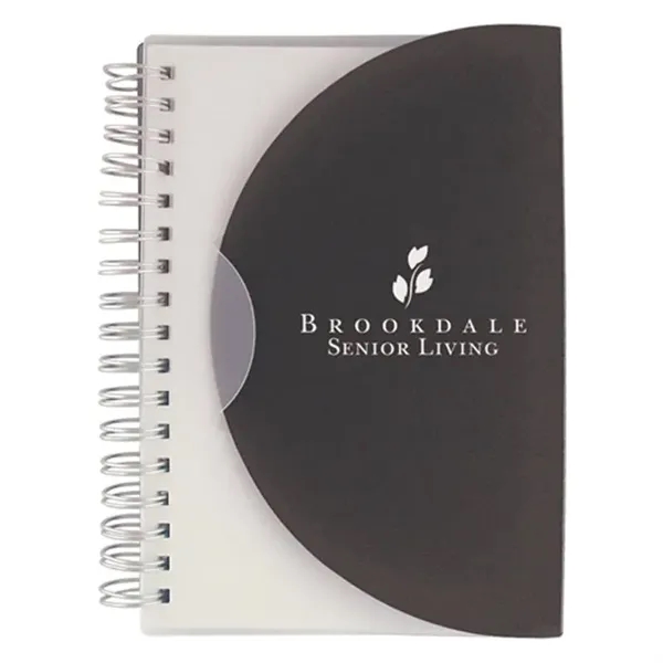 Black-Clear color option for Tuck Top Spiral Notebook
