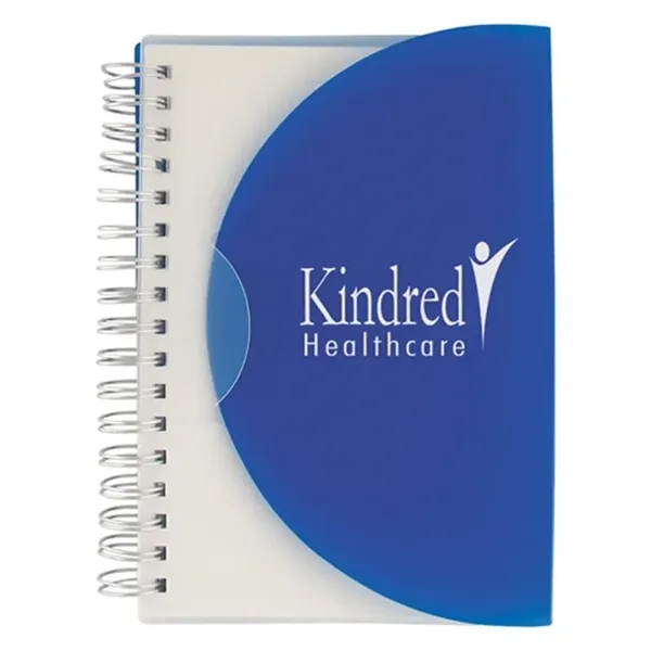 Blue-Clear color option for Tuck Top Spiral Notebook