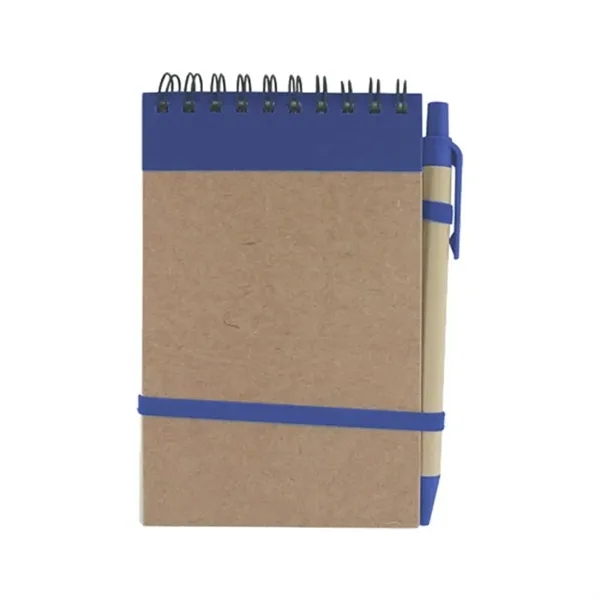 Brown-Blue color option for Eco Spiral Notebook