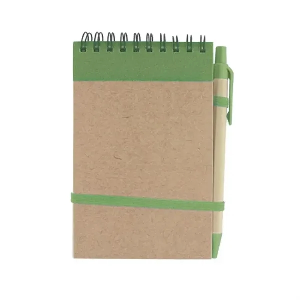 Brown-Green color option for Eco Spiral Notebook
