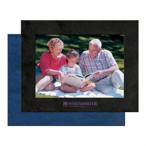 Main photo of 4" X 6" Leatherette Photo Frame With Custom Imprint