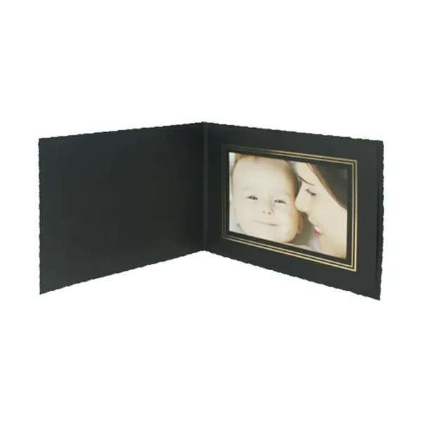 Black color option for Deckle Edge Frame/Certificate Holder For 6" X 4" Photo