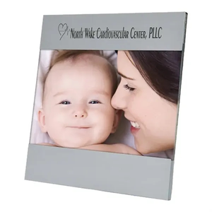 Photo of Aluminum Picture Photo Frame Holds 5" X 7" Photograph