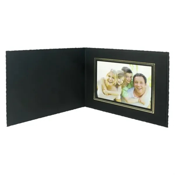 Black color option for Deckle Edge Frame/Certificate Holder For 7" X 5" Photo