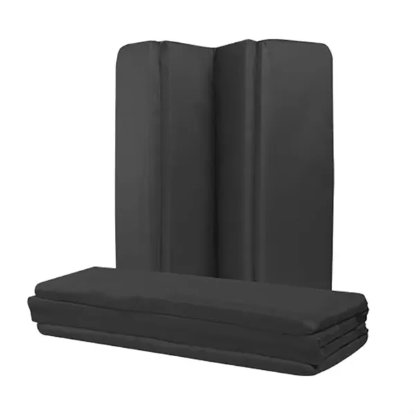 Black color option for Stadium Cushion   Polyester Foldable