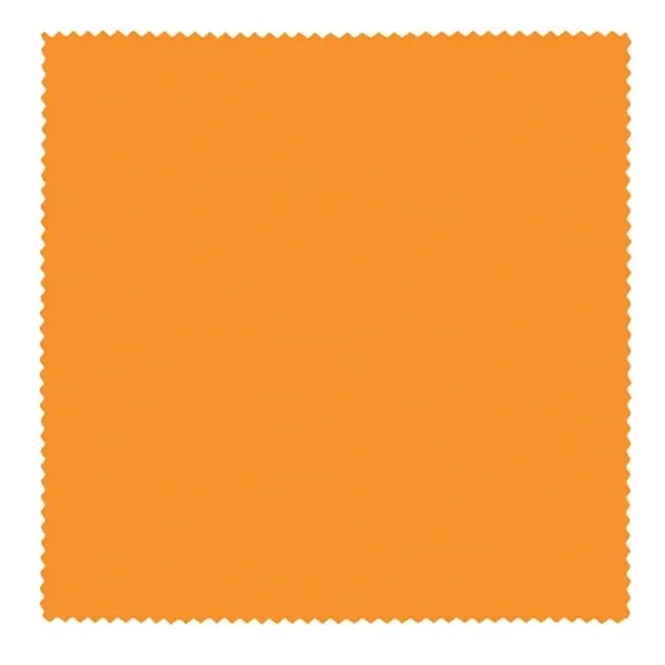 Day Glow Orange color option for Microfiber Cleaning Cloth