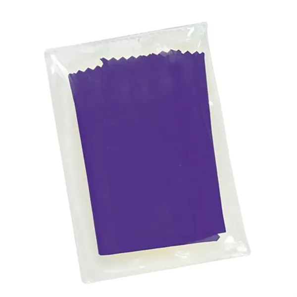 Purple color option for Microfiber Cleaning Cloth W/Pouch