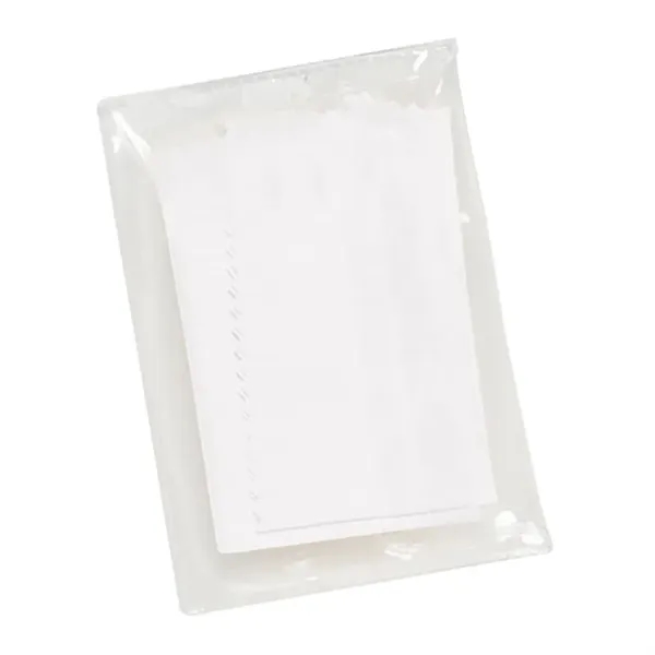 White color option for Microfiber Cleaning Cloth W/Pouch