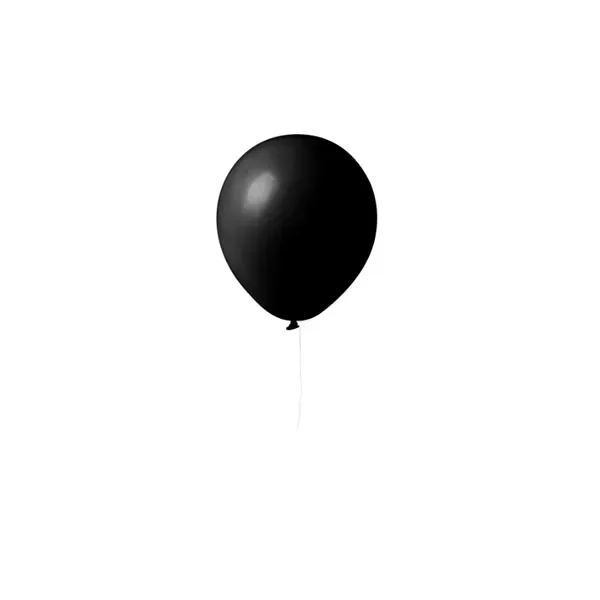 Black color option for 18" Latex Balloon (1 Color)