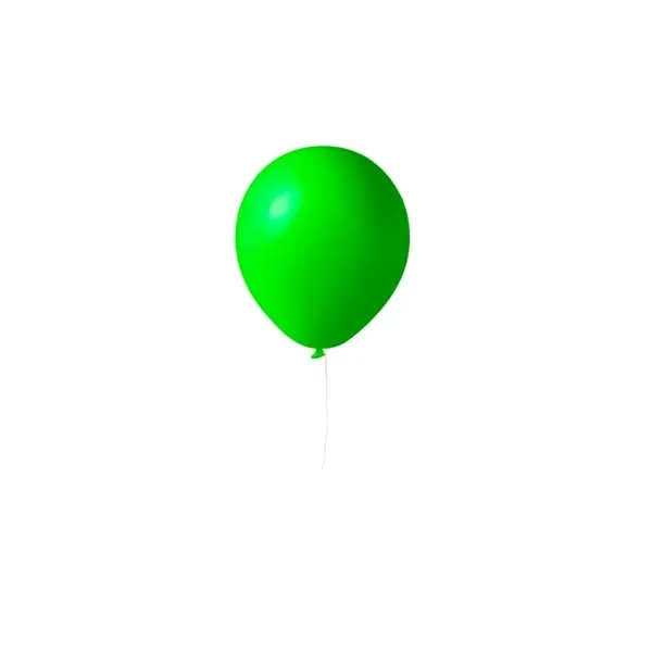 Green color option for 9" Latex Balloon (1 Color)