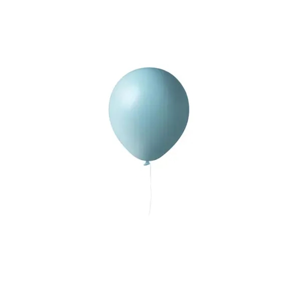 Light Blue color option for 9" Latex Balloon (1 Color)