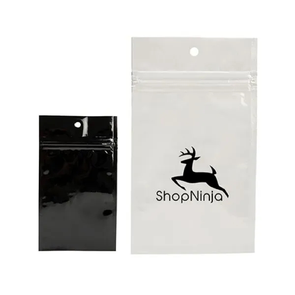 Black color option for 1 Gram, 2 Gram, 3.5 Gram Barrier Bag 3" X 4 1/2"