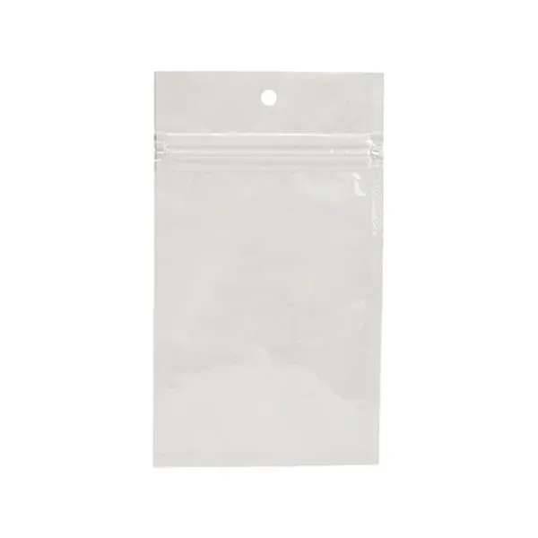 White color option for 1 Gram, 2 Gram, 3.5 Gram Barrier Bag 3" X 4 1/2"