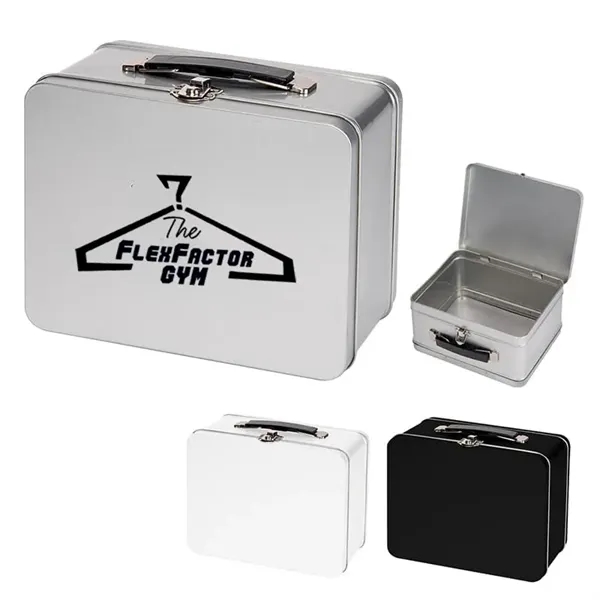 Silver color option for Throwback Tin Lunchbox