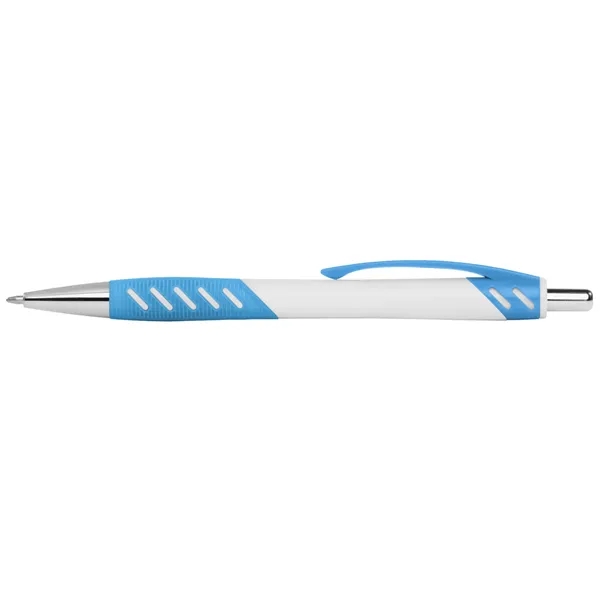 White/Black/Blue color option for Stylish Plastic Ballpoint Pens
