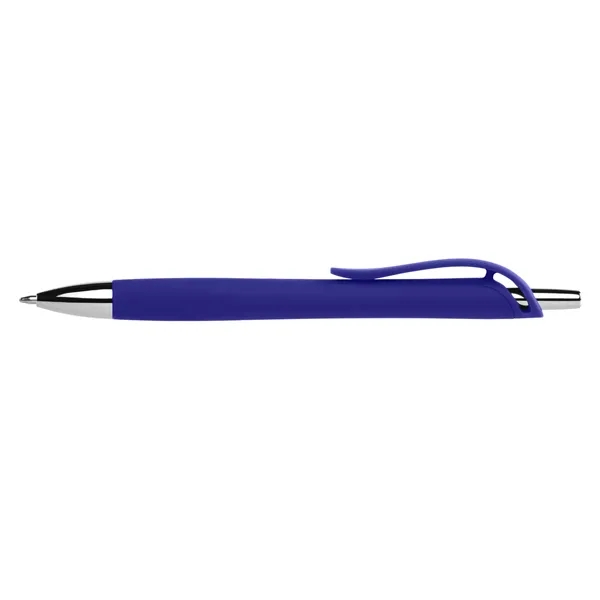 Blue/Black/Chrome color option for Plastic Soft Gel Pen