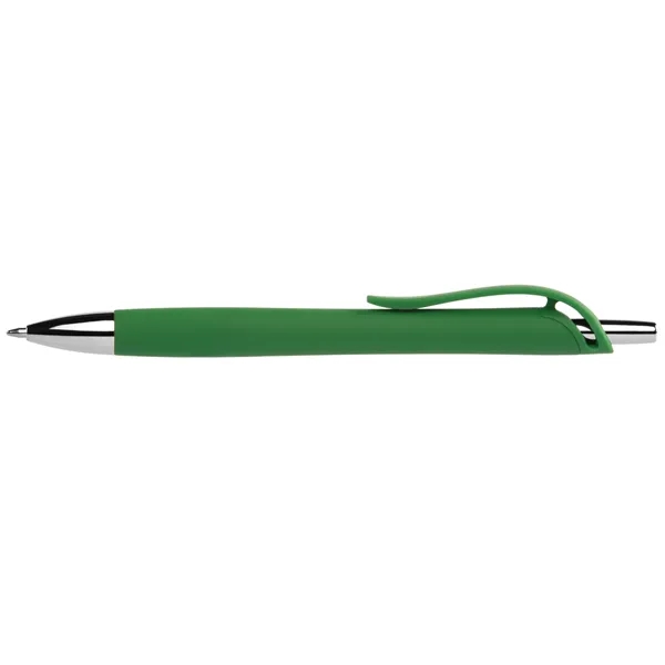 Green/Black/Silver/Chrome color option for Plastic Soft Gel Pen