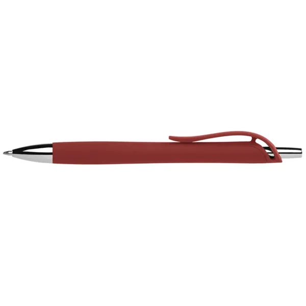 Red/Black/Chrome color option for Plastic Soft Gel Pen