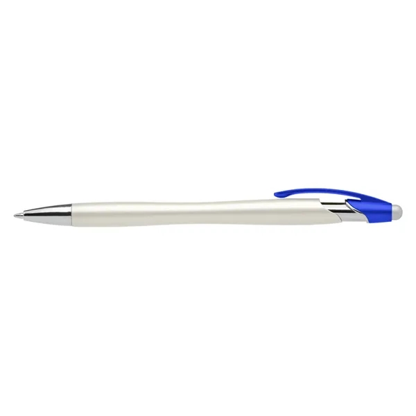 White/Black/Silver/Blue color option for Trendy Pearl Pen
