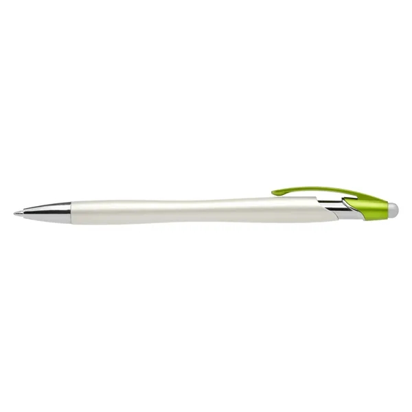 White/Black/Silver/Green color option for Trendy Pearl Pen