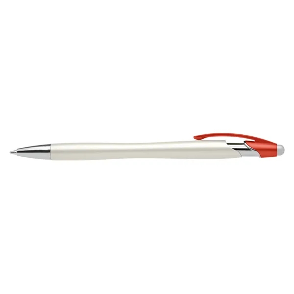 White/Black/Silver/Red color option for Trendy Pearl Pen