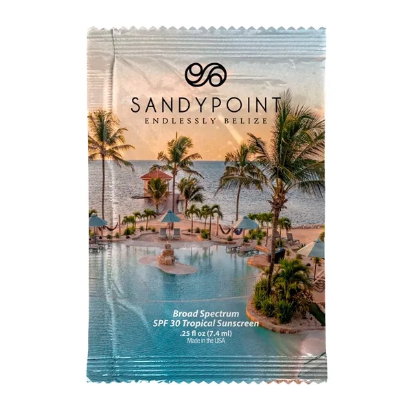 Multi-Color color option for Large Sunscreen Packet Spf30 .25 Fl Oz