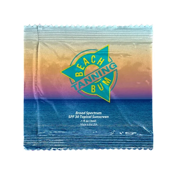 Full color option for Sunscreen Packet Spf30 .1 Fl Oz